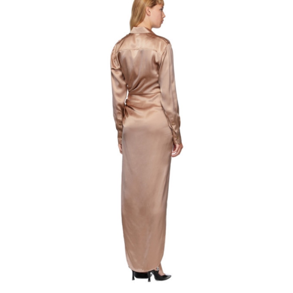 Alexanderwang.t Pink Silk Twist Dress - Picture 4 of 5